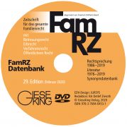 FamRZ Datenbank (29. Edition 2020 - DVD)