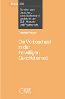 Band 202: Der Vorbescheid in der freiwilligen Gerichtsbarkeit