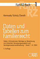 FamRZ-Buch 01: Daten und Tabellen zum Familienrecht