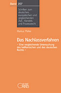 Band 207: Das Nachlassverfahren