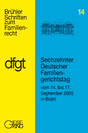 Band 14: Sechzehnter Deutscher Familiengerichtstag