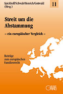 Band 11: Streit um die Abstammung