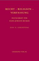 Recht - Religion - Verfassung