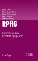 Rechtspflegergesetz, 8. Aufl. (Mai 2015)