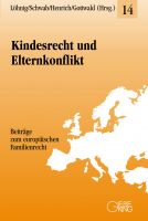 Band 14: Kindesrecht und Elternkonflikt