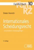 FamRZ-Buch 10: Internationales Scheidungsrecht, 5. Aufl. 2023